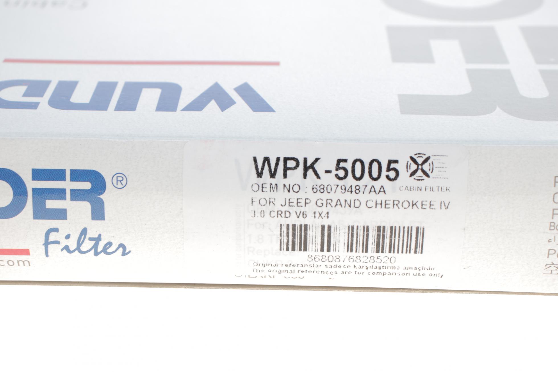 WPK5005 WUNDER FILTER